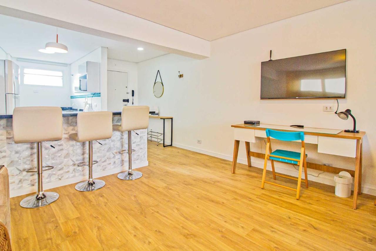Apto Com Wifi E Home Office No Centro De サンパウロ エクステリア 写真